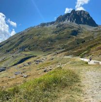 Weg richting Alpe d'Huez/ Bourg d'Oisans/ Oz